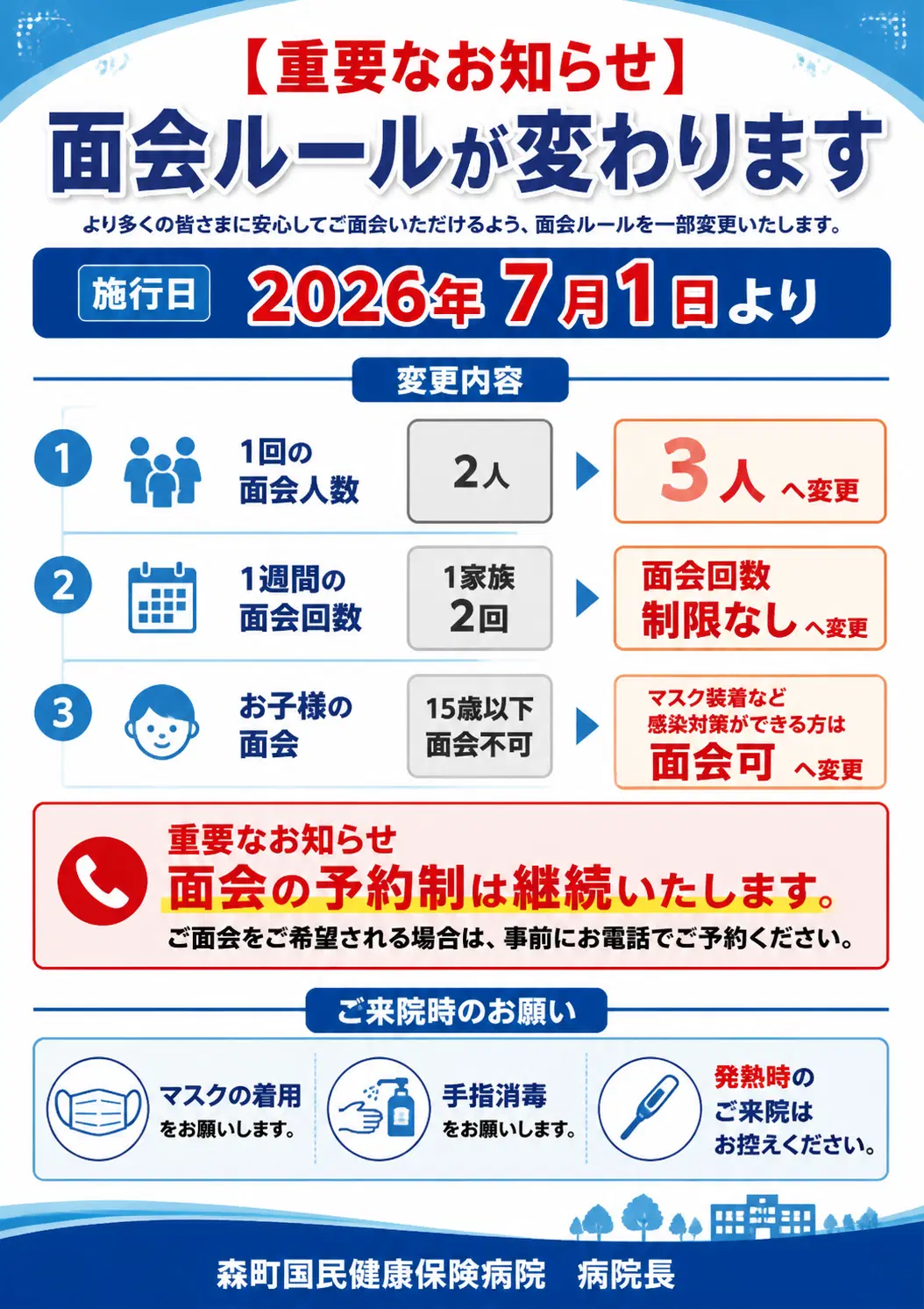 面会ルール概要